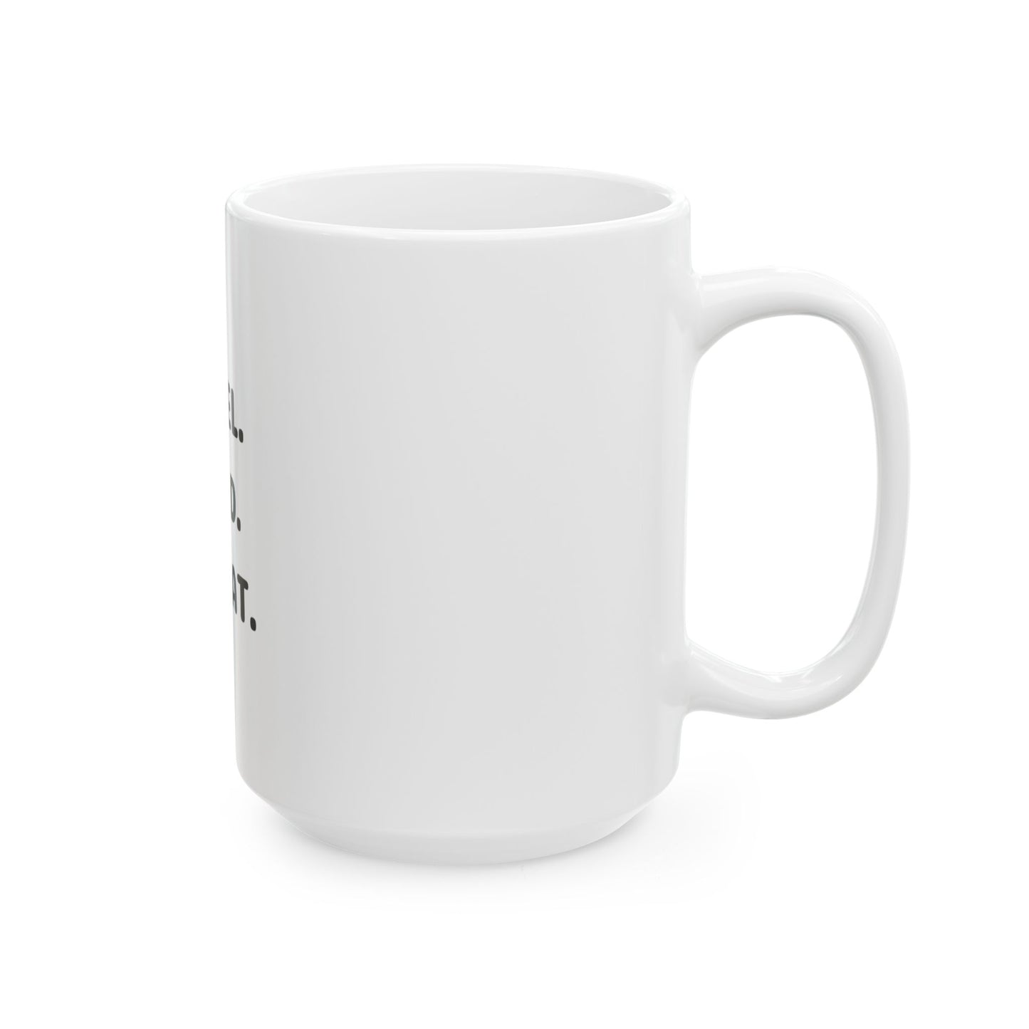 Hotel. Field. Repeat. Ceramic Mug | White