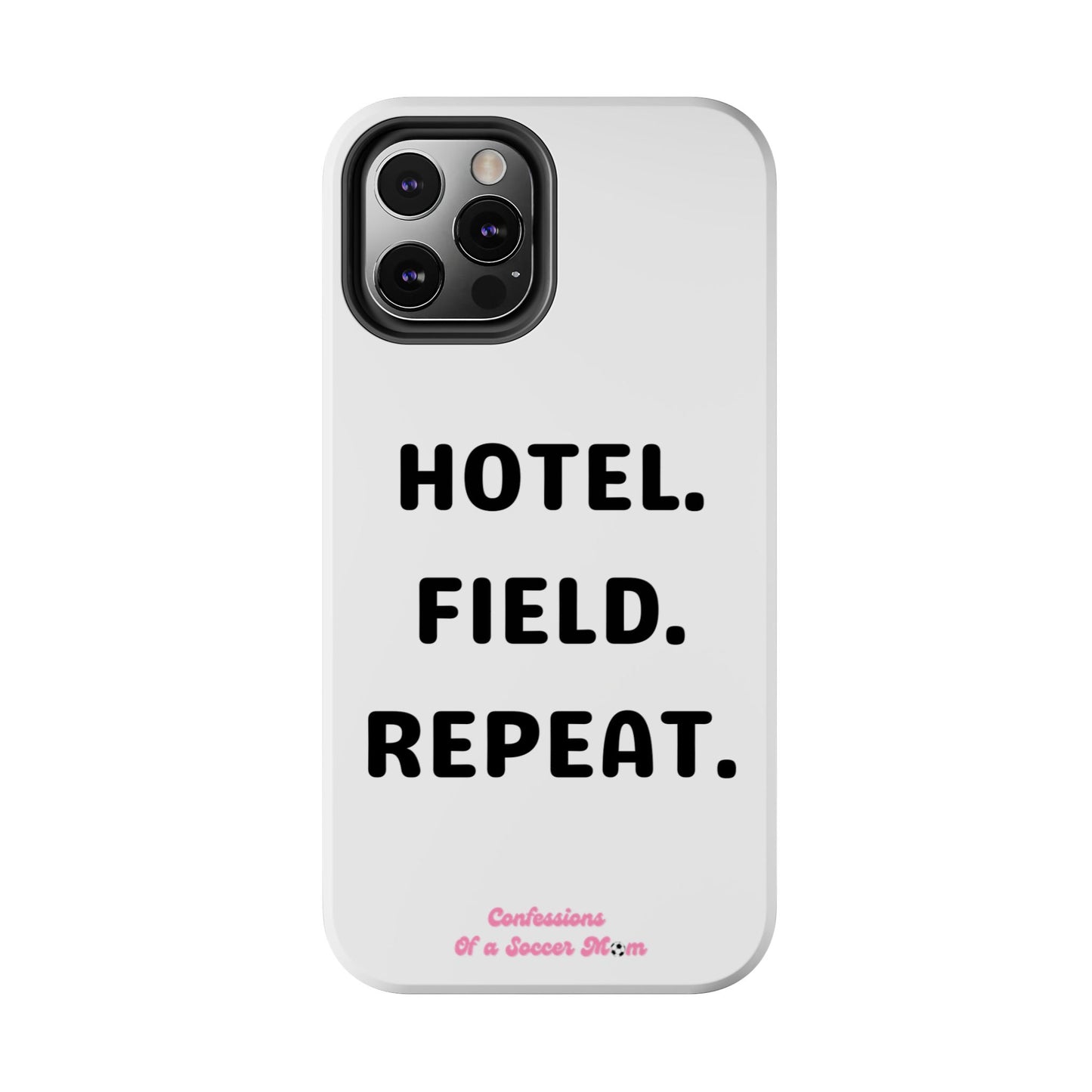Hotel. Field. Repeat Phone Case