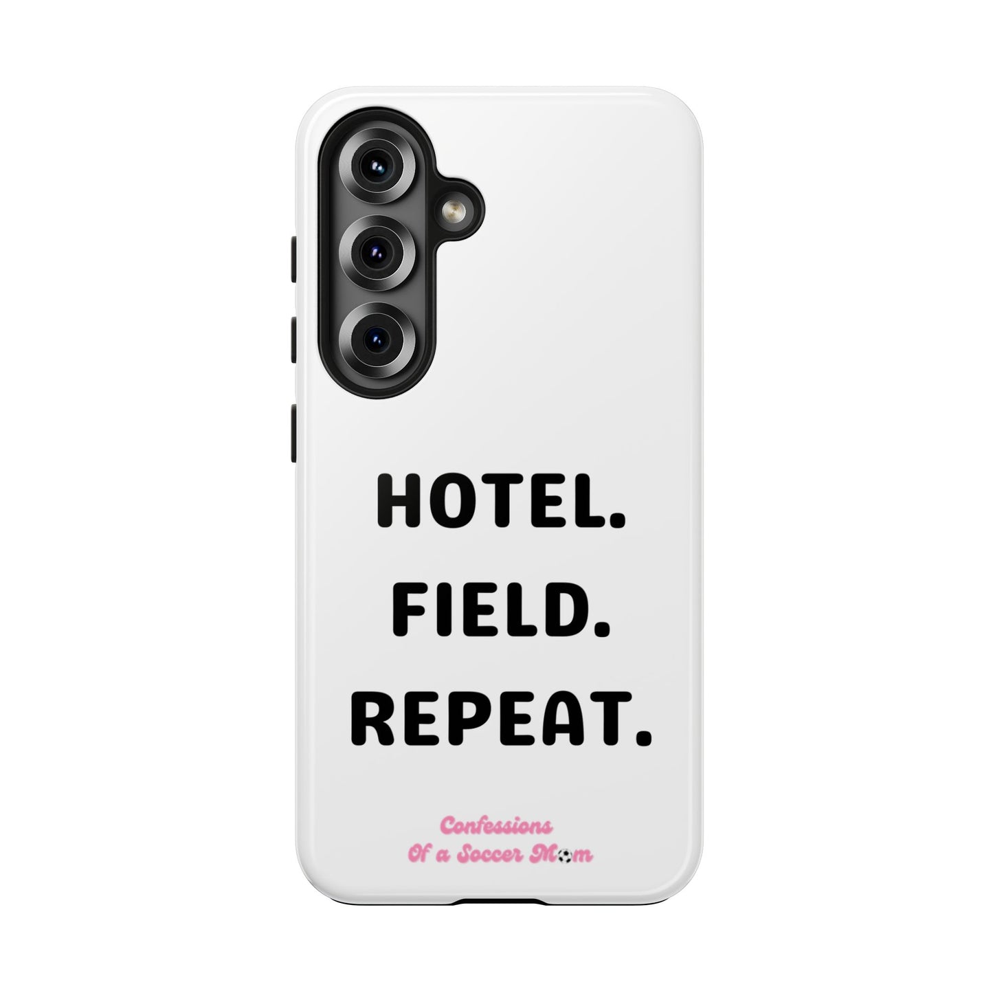 Hotel. Field. Repeat Phone Case