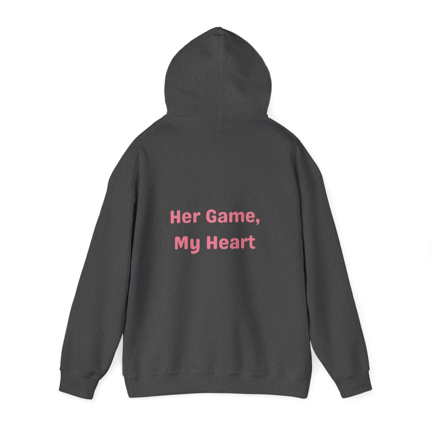 Her Game, My Heart Hoodie | Unisex Heavy Blend™ Hooded Sweatshirt