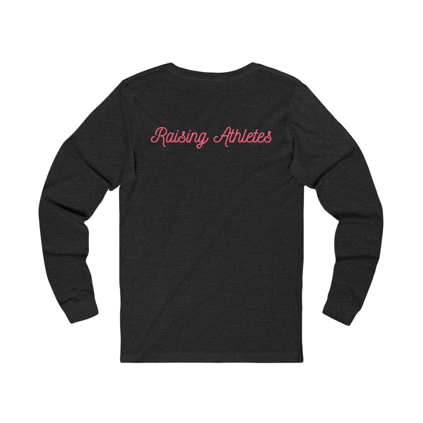 Raising Athletes Long Sleeve T Shirt | Unisex Jersey Long Sleeve Tee