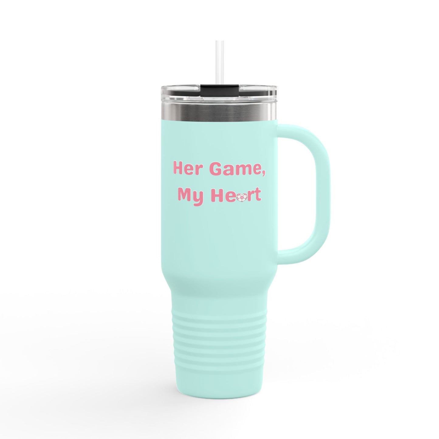Her Game, My Heart Tumbler | 40oz Insulated Tumbler