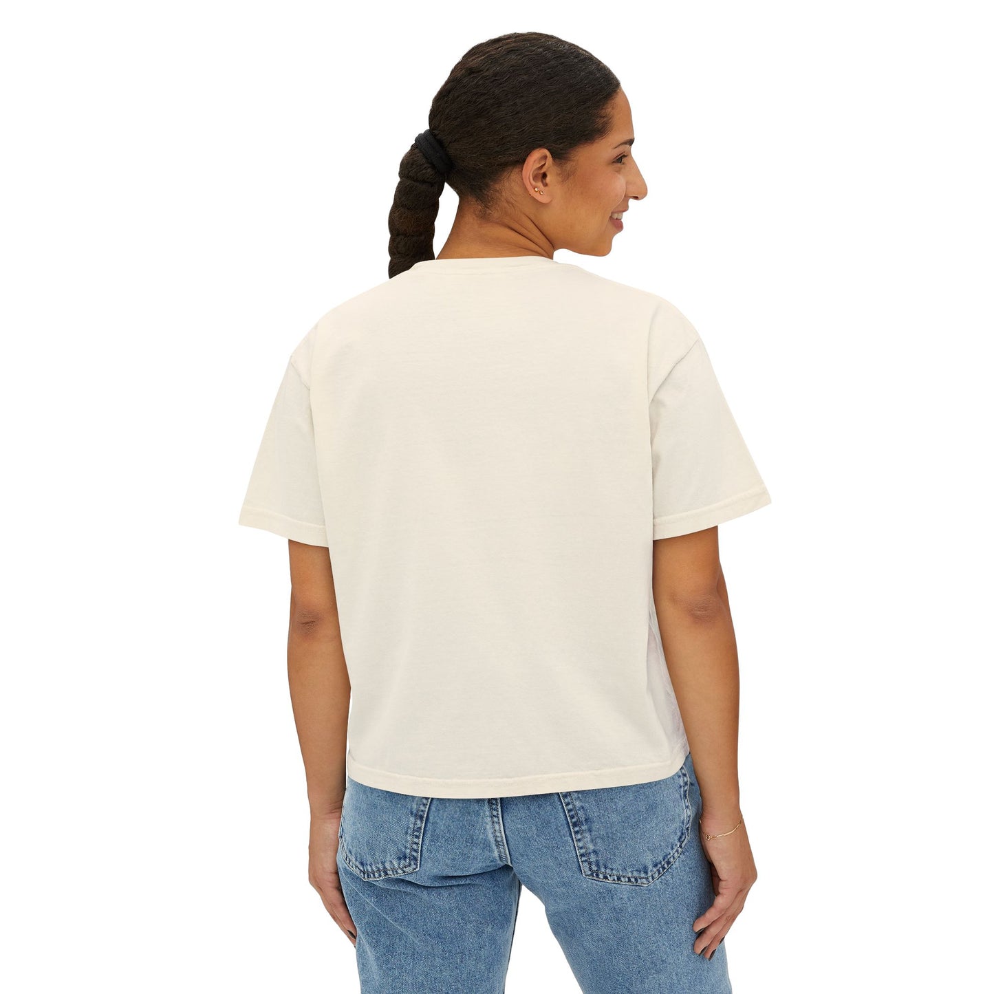 Carpool Queen Pink Design Cropped Tee | Comfort Colors Boxy Tee