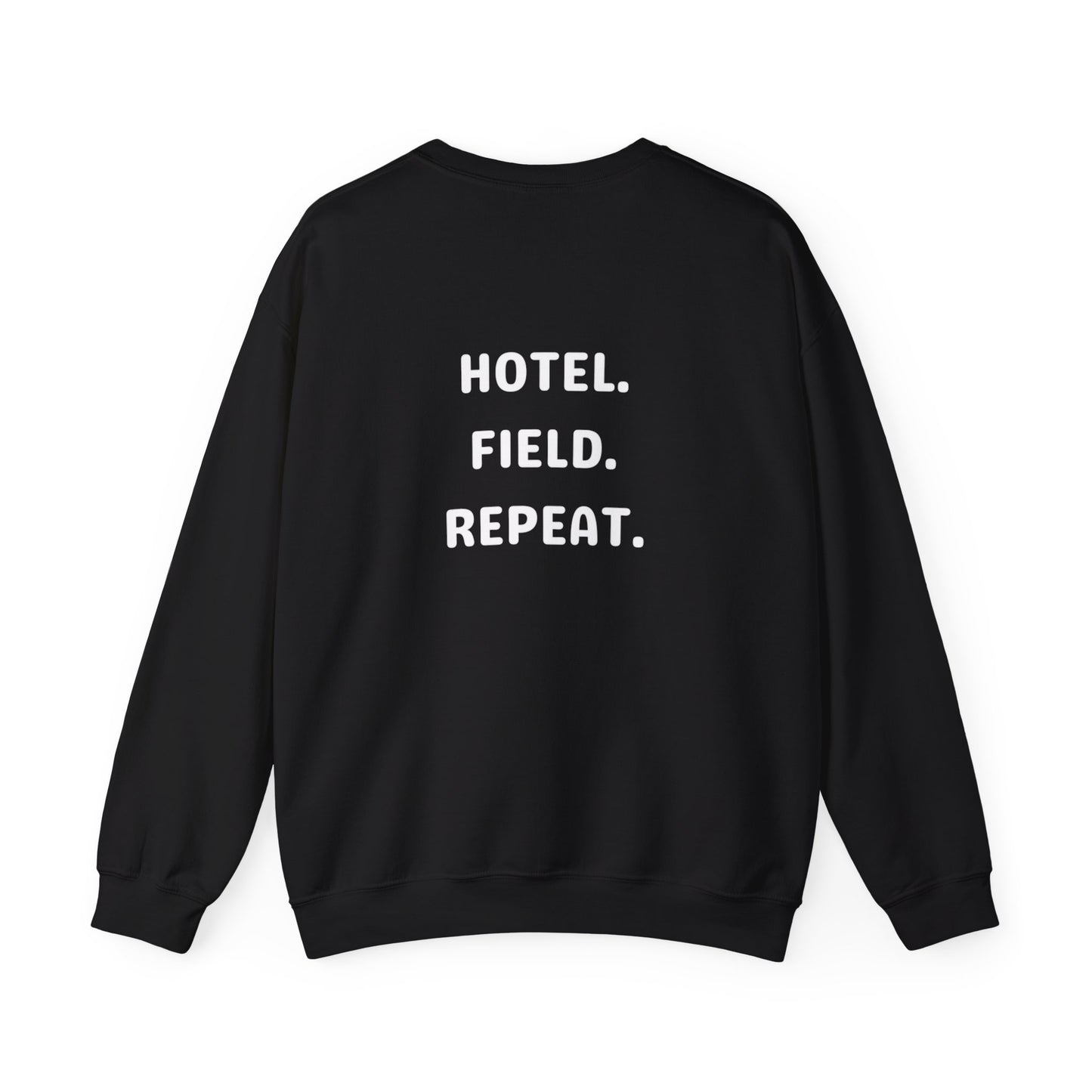 Hotel. Field. Repeat. Crewneck | Unisex Heavy Blend™ Crewneck Sweatshirt