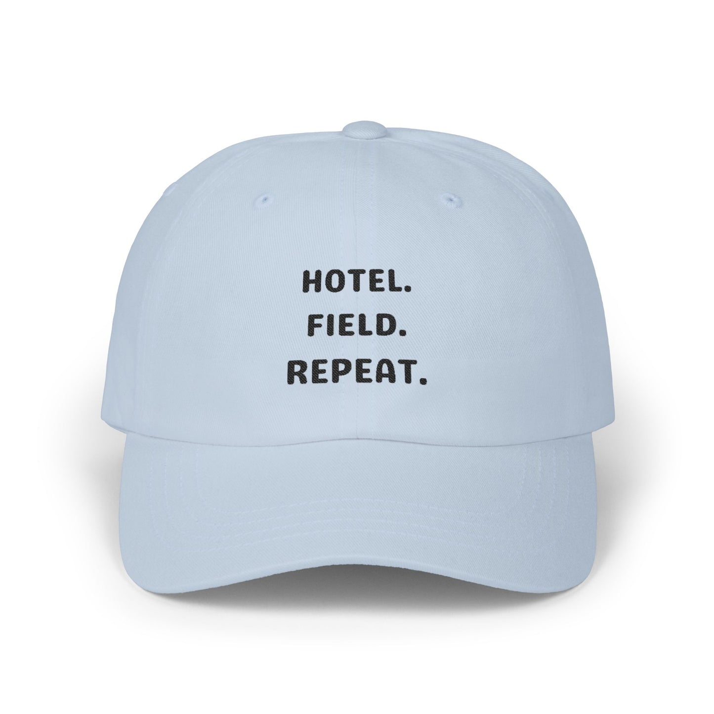 Hotel. Field. Repeat. Hat | Classic Cap