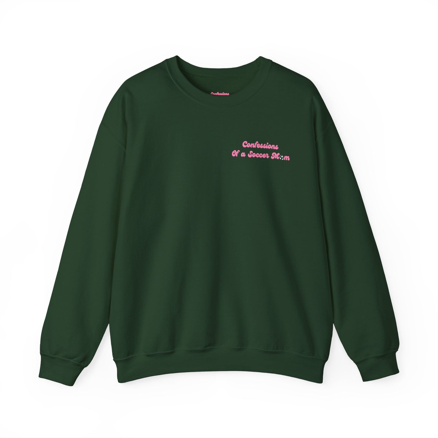 Confessions of a Soccer Mom Logo Crewneck | Unisex Heavy Blend™ Crewneck Sweatshirt