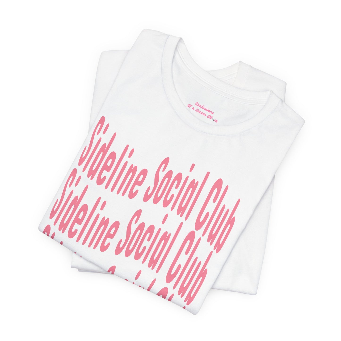 Sideline Social Club T Shirt | Unisex Jersey Short Sleeve Tee
