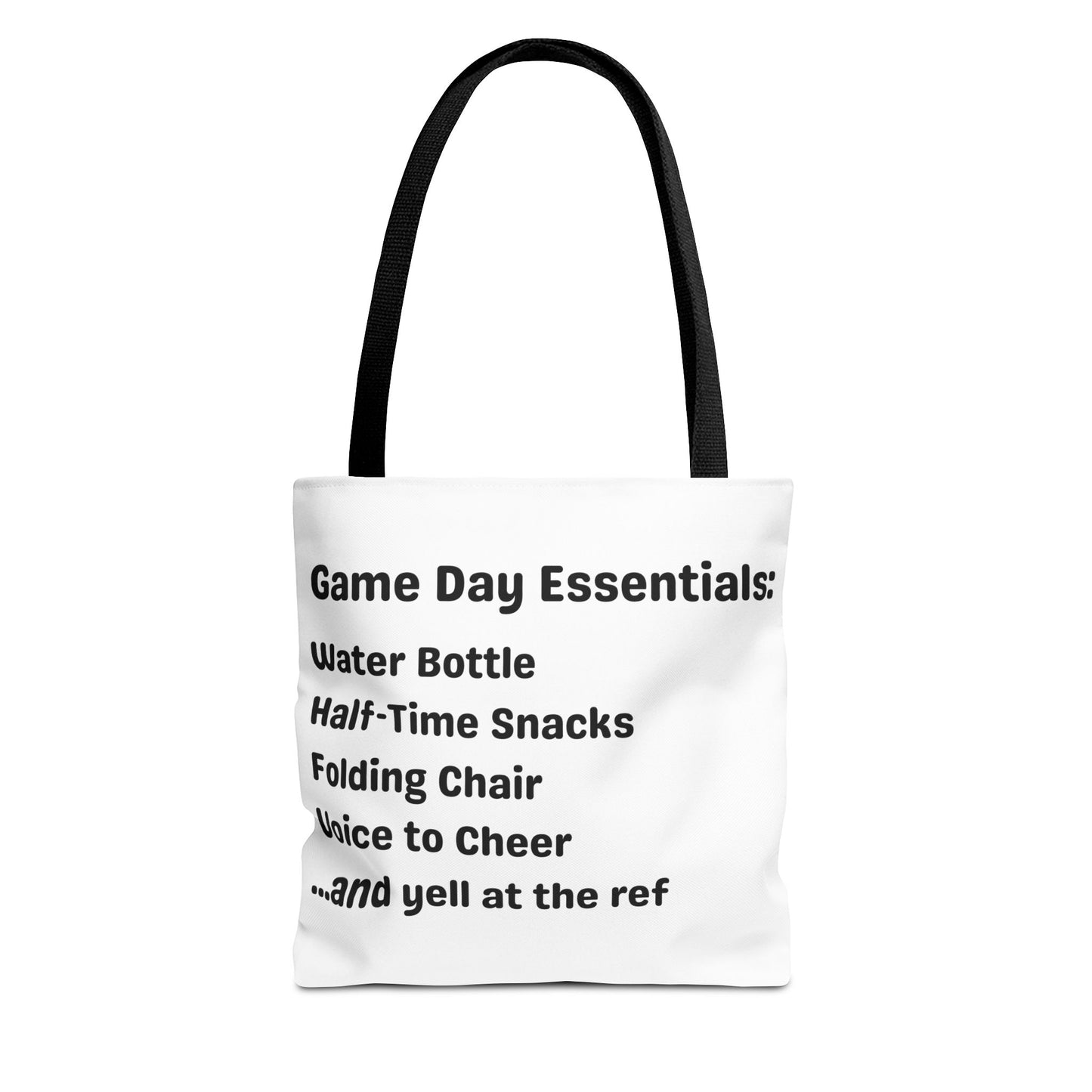 Game Day Essentials Tote Bag