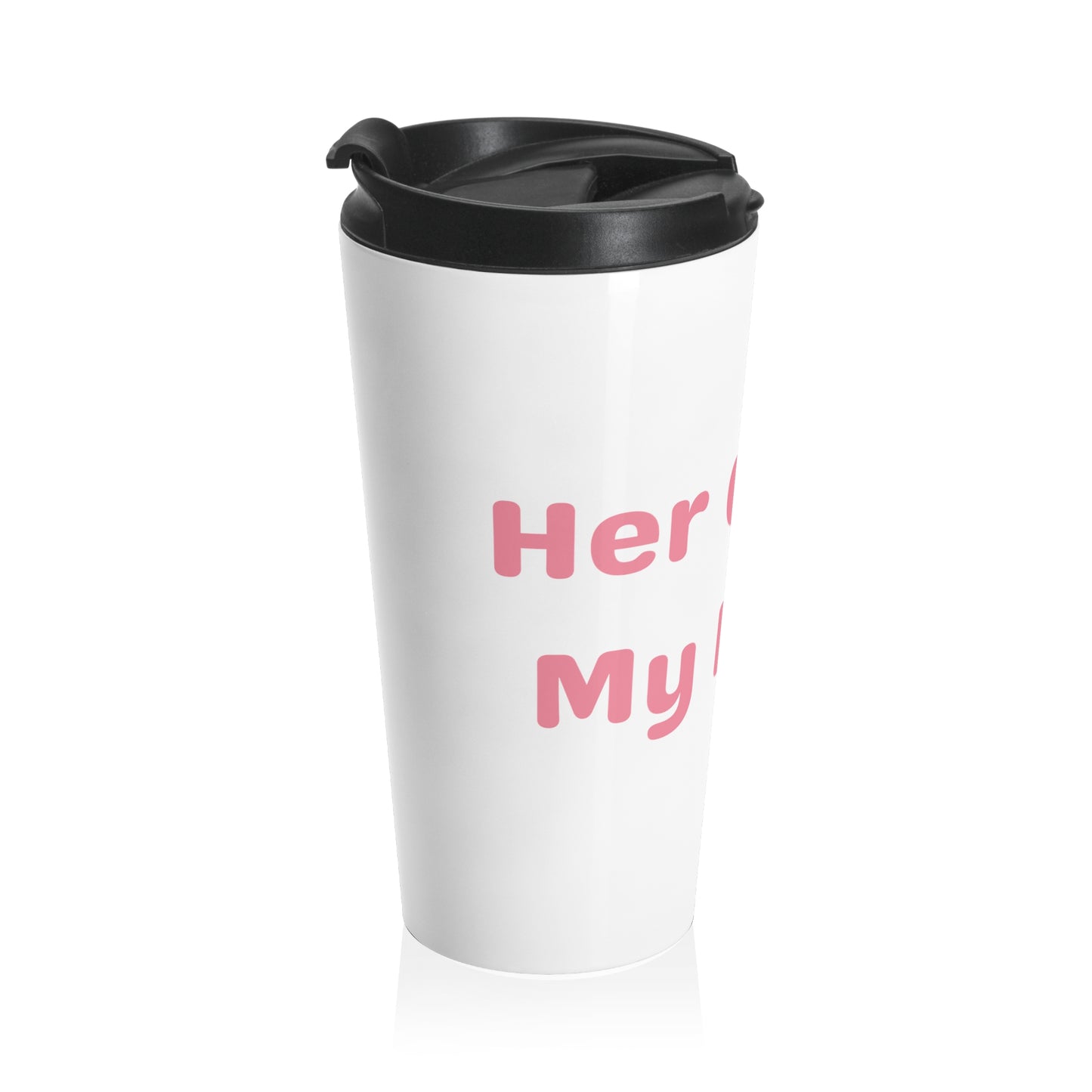 Her Game, My Heart Travel Mug | White