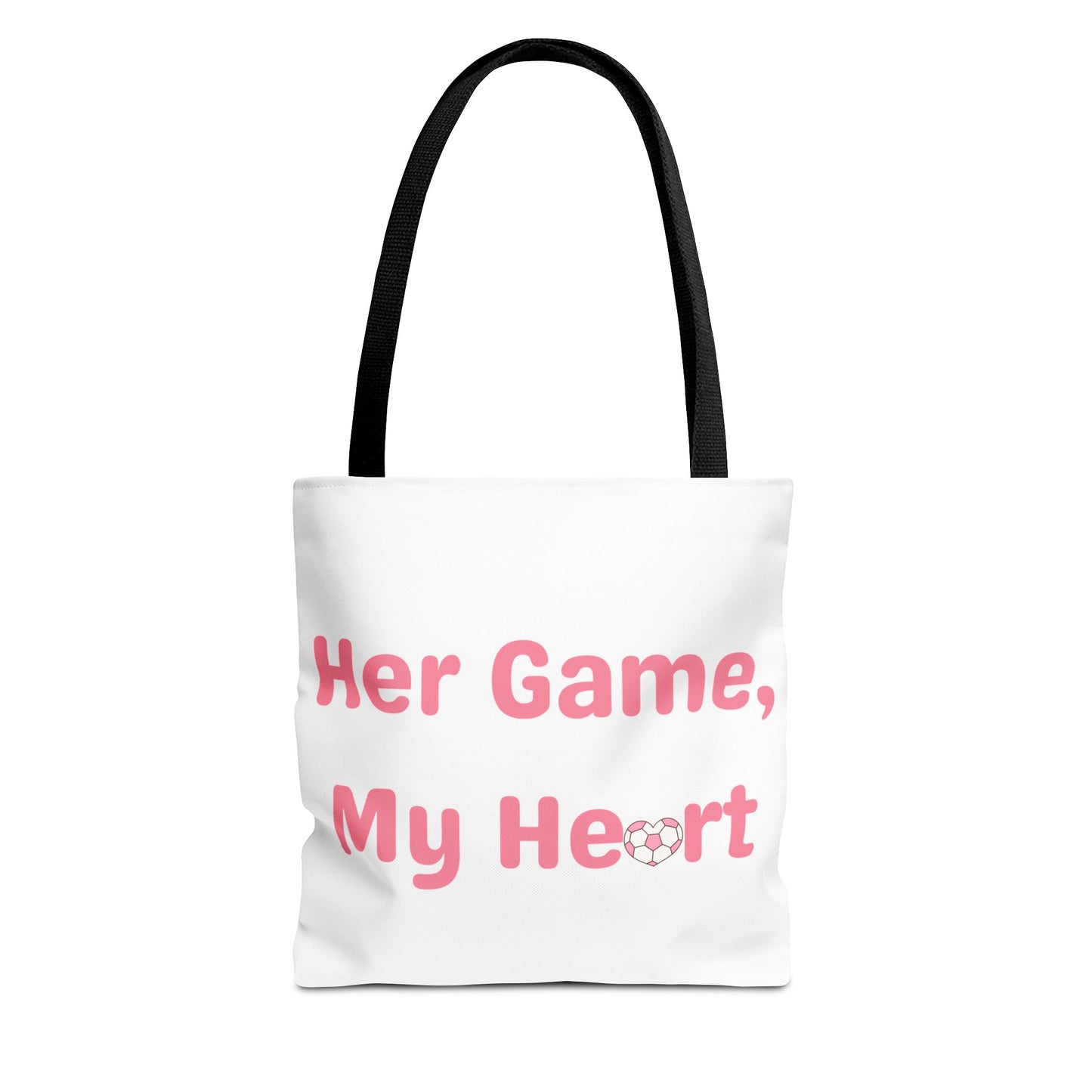 Her Game, My Heart Tote Bag