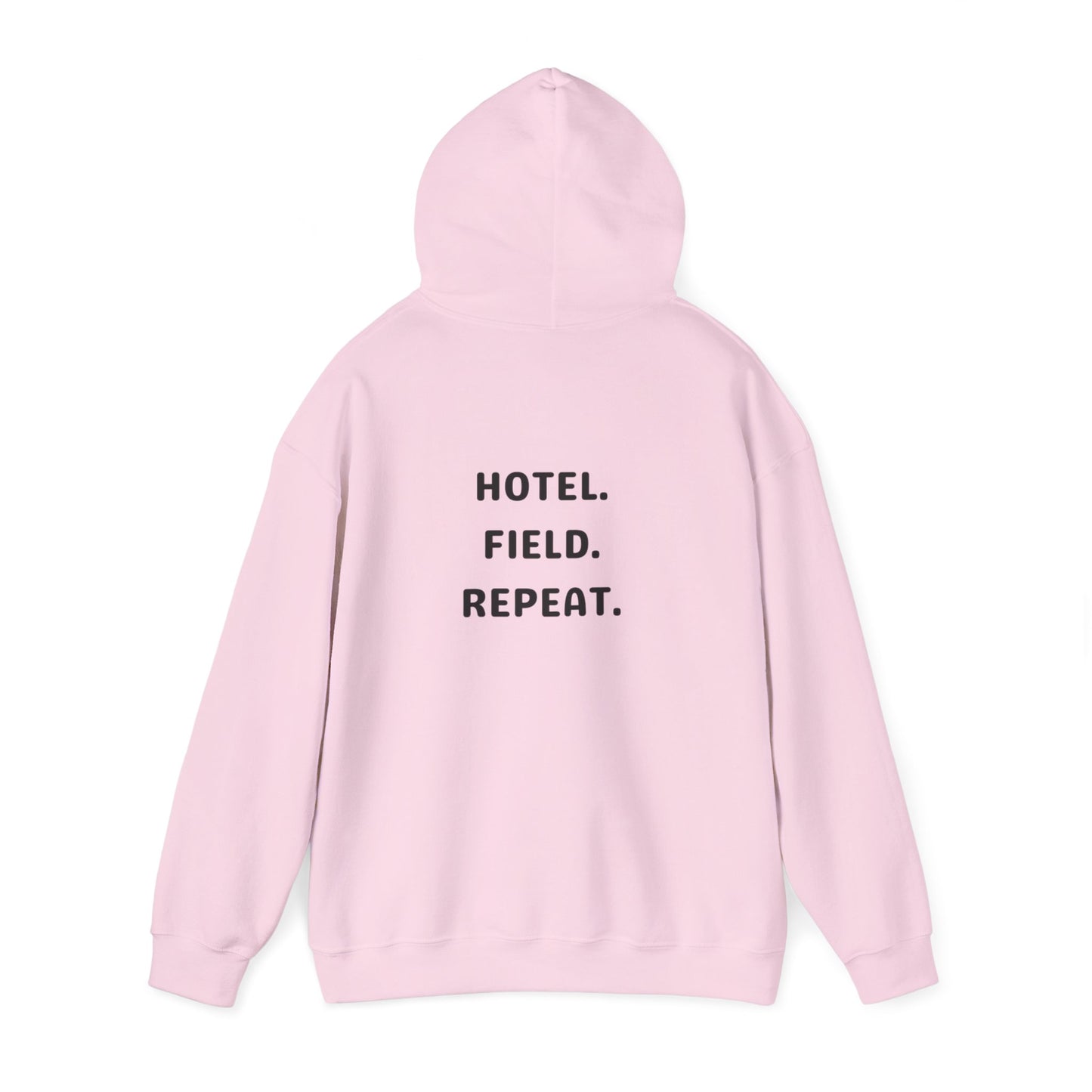 Hotel. Field. Repeat. Hoodie | Unisex Heavy Blend™ Hooded Sweatshirt