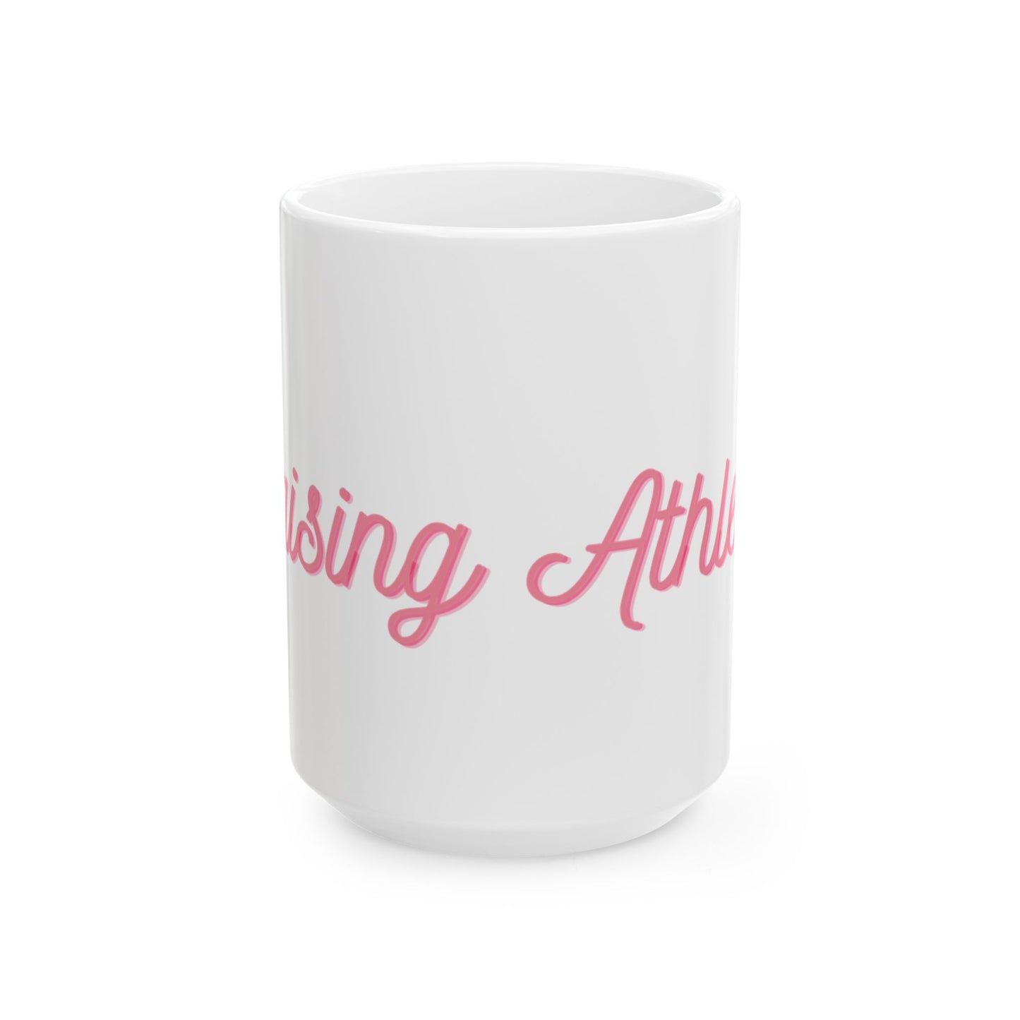 Raising Athletes Ceramic Mug | White