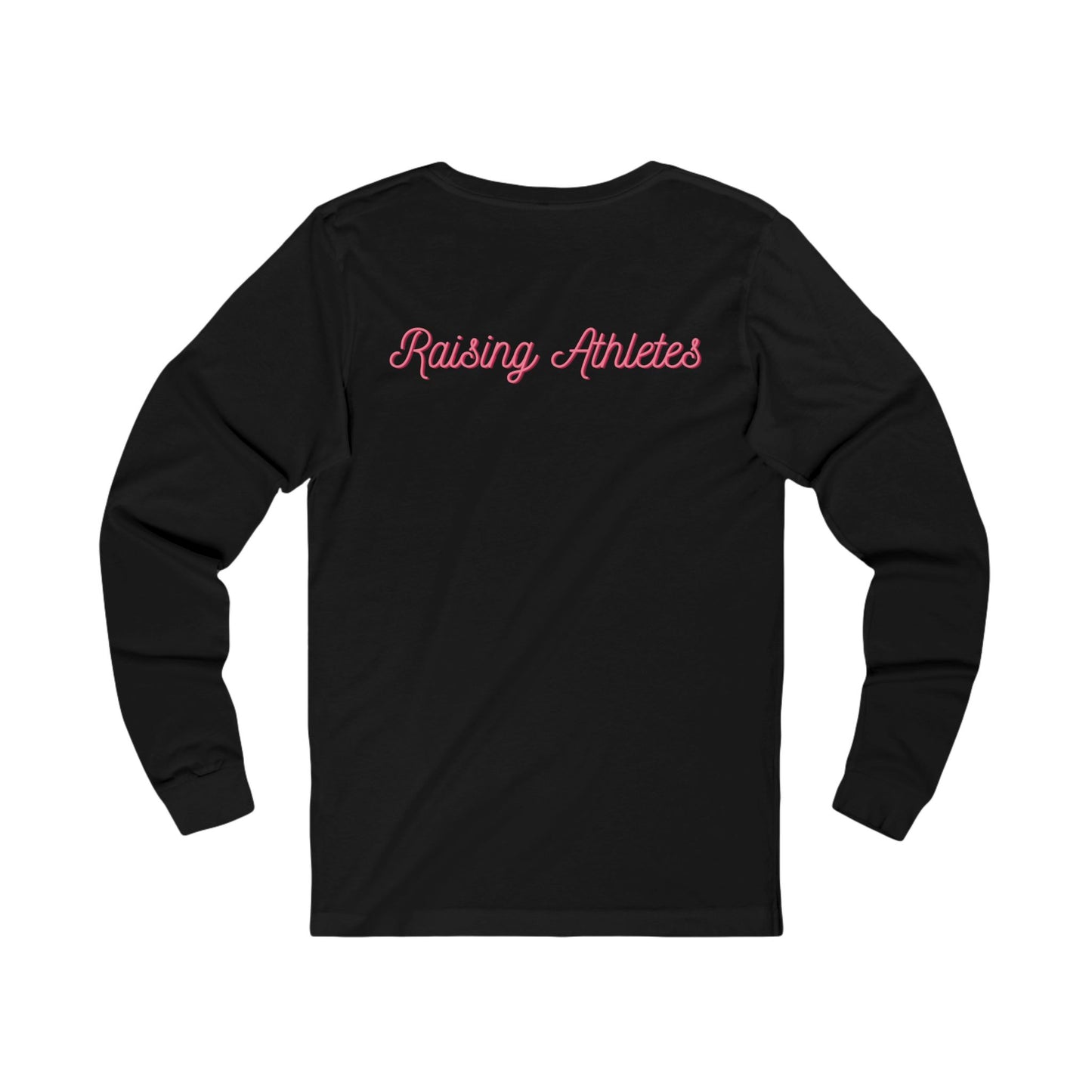 Raising Athletes Long Sleeve T Shirt | Unisex Jersey Long Sleeve Tee
