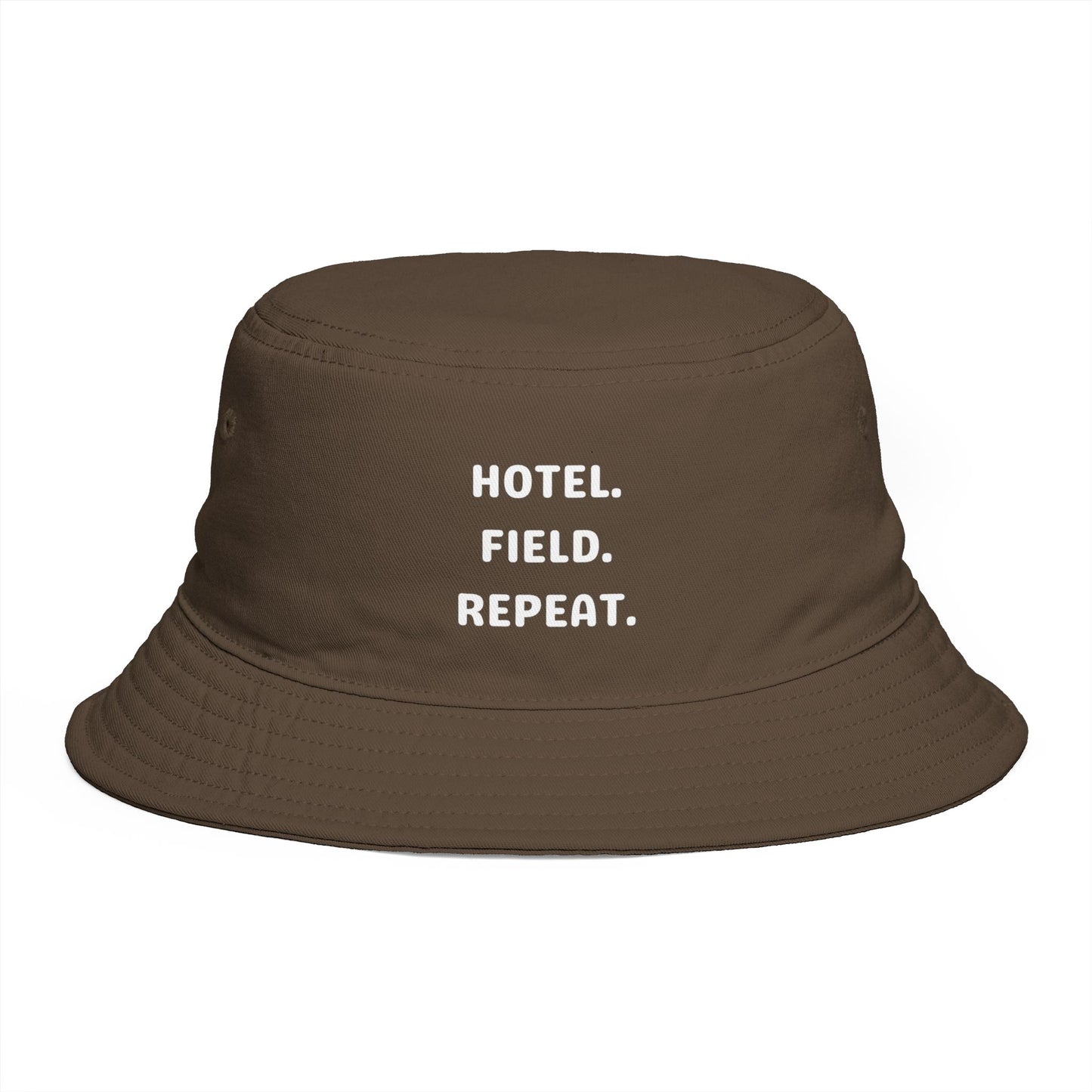 Hotel. Field. Repeat. | Bucket Hat
