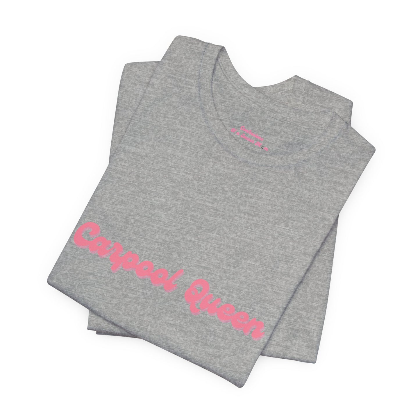 Carpool Queen Pink Design | Unisex Jersey Short Sleeve Tee