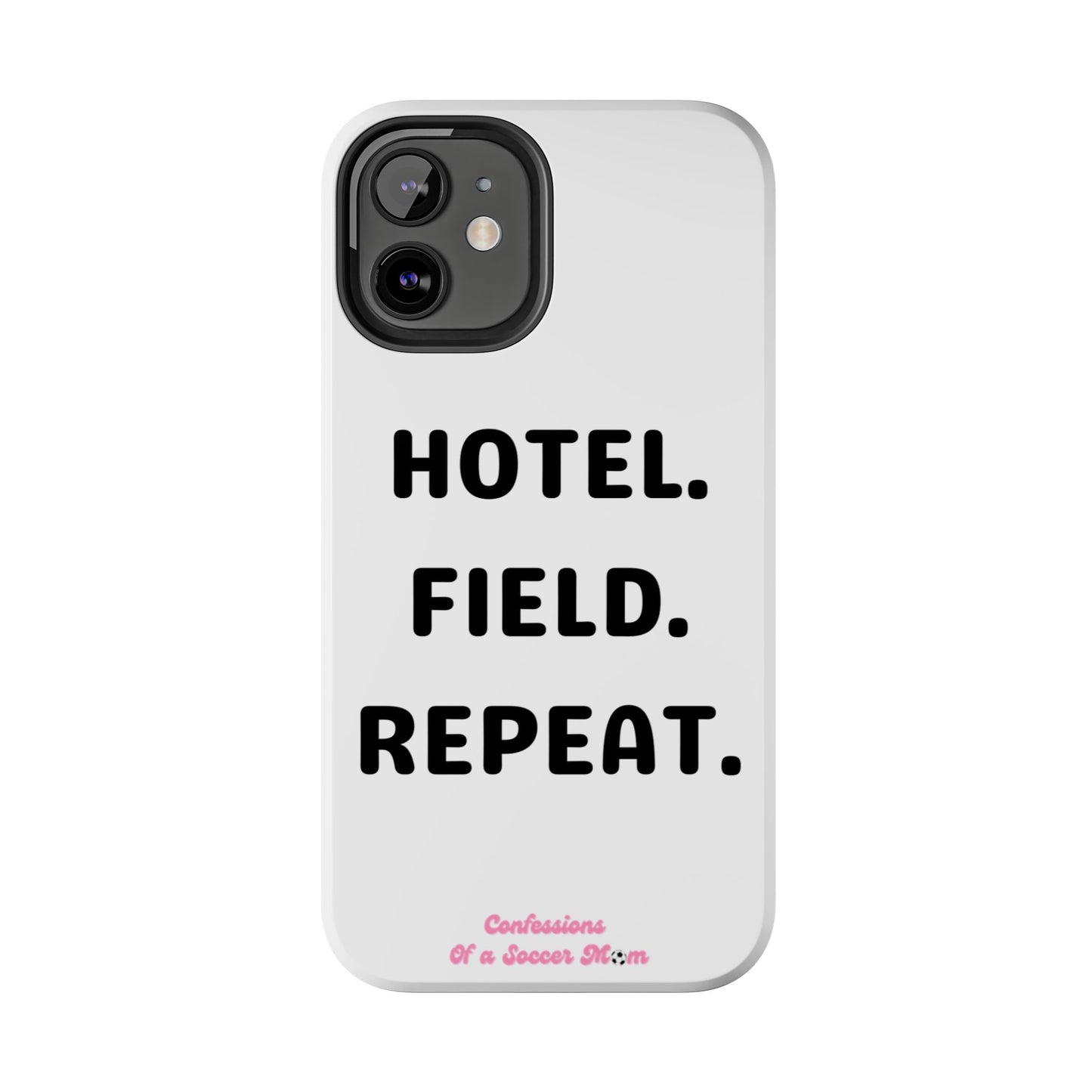 Hotel. Field. Repeat Phone Case