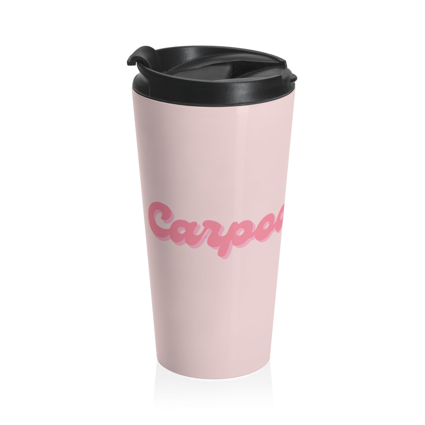 Carpool Queen Travel Mug | Pink