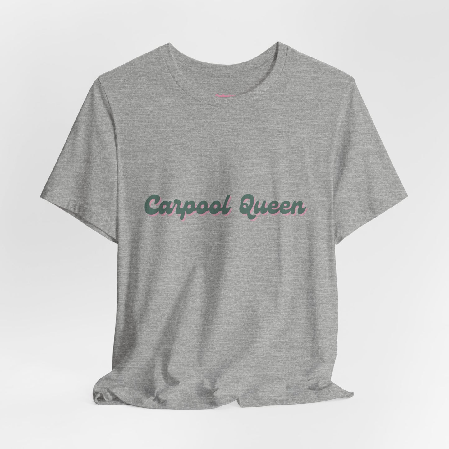 Carpool Queen Green Design | Unisex Jersey Short Sleeve Tee