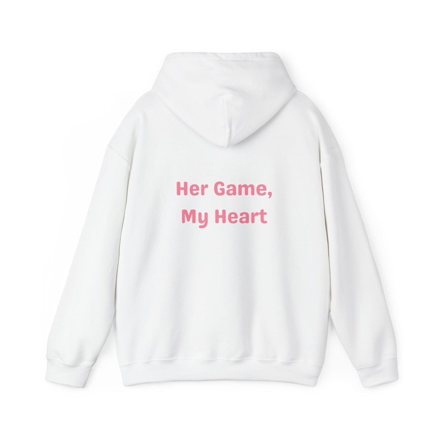 Her Game, My Heart Hoodie | Unisex Heavy Blend™ Hooded Sweatshirt