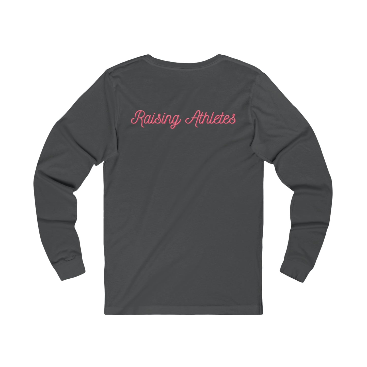 Raising Athletes Long Sleeve T Shirt | Unisex Jersey Long Sleeve Tee