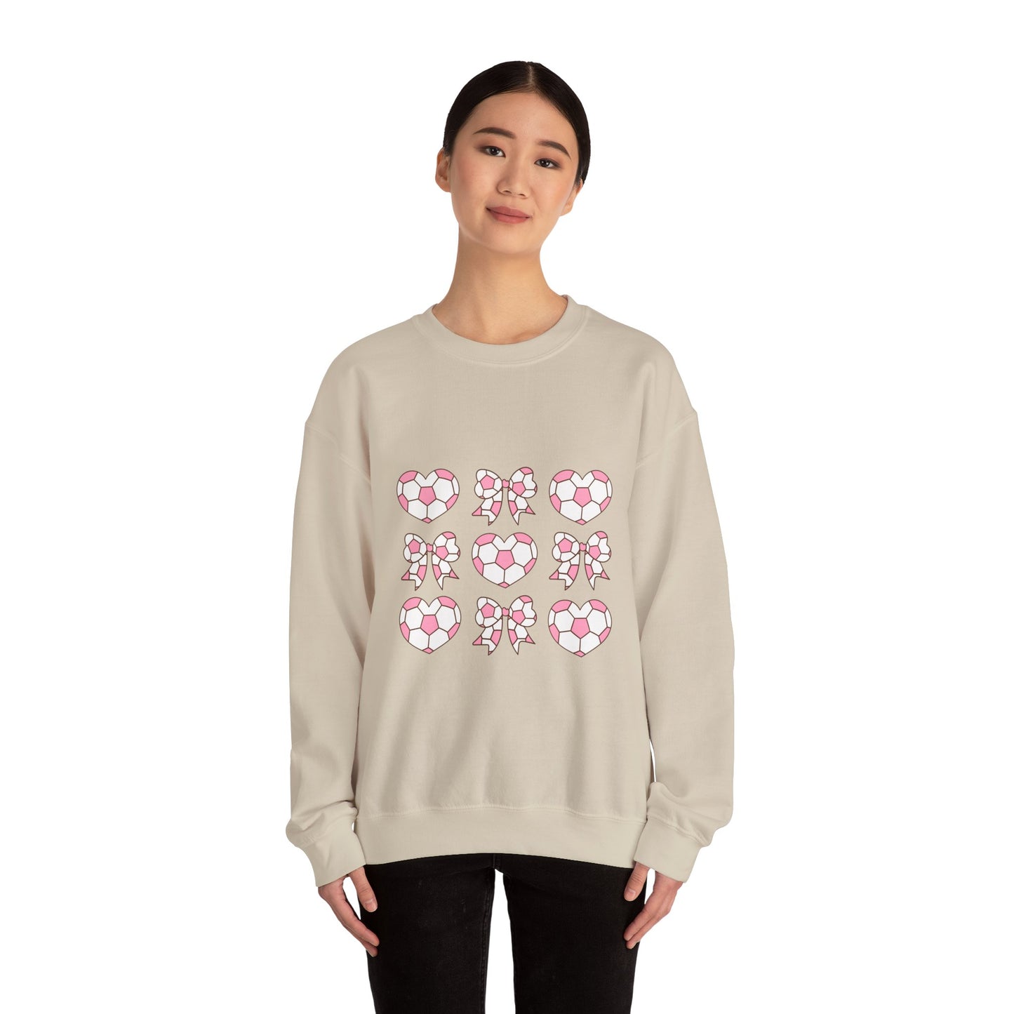 Her Game, My Heart Crewneck | Unisex Heavy Blend™ Crewneck Sweatshirt