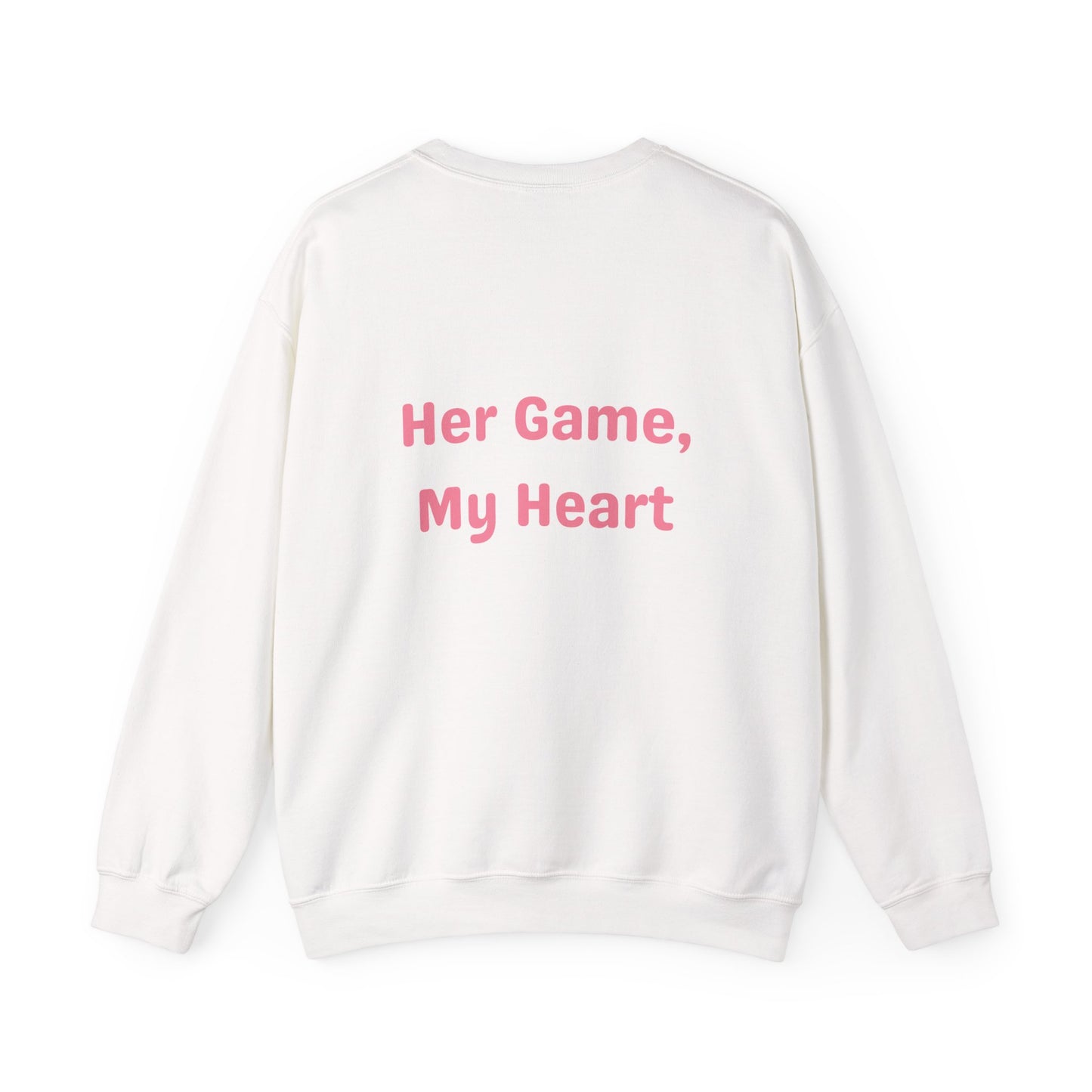 Her Game, My Heart Crewneck | Unisex Heavy Blend™ Crewneck Sweatshirt