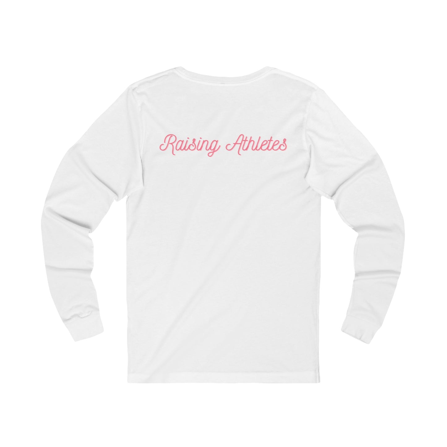Raising Athletes Long Sleeve T Shirt | Unisex Jersey Long Sleeve Tee