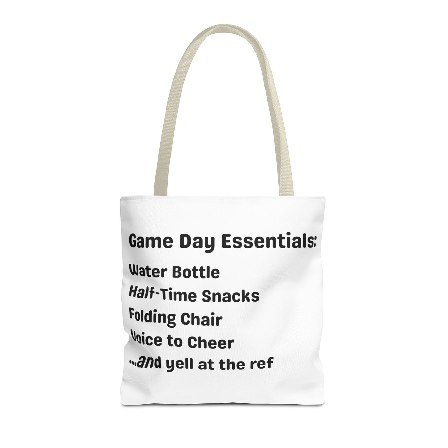 Game Day Essentials Tote Bag