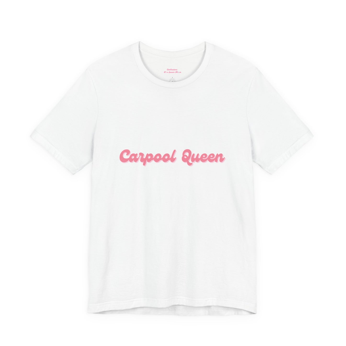 Carpool Queen Pink Design | Unisex Jersey Short Sleeve Tee