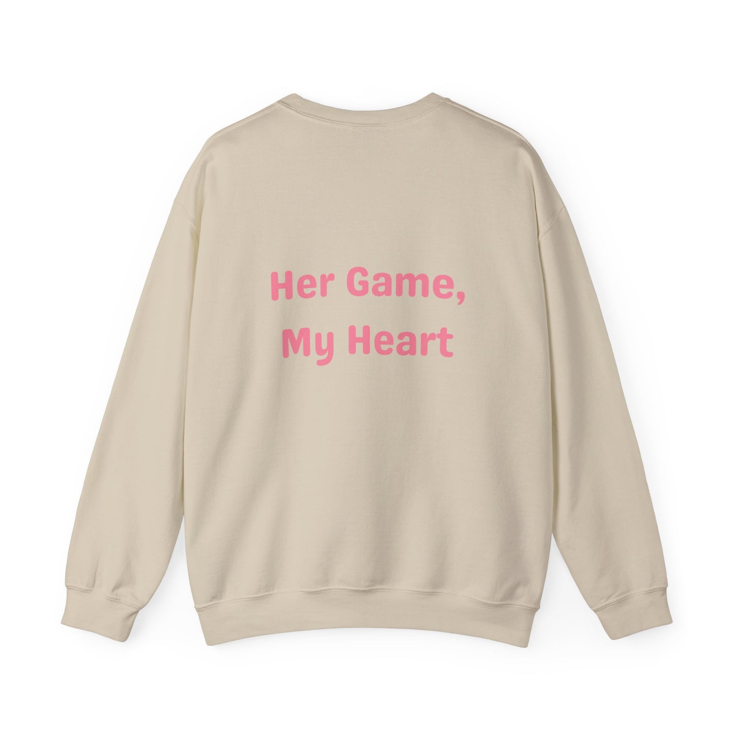 Her Game, My Heart Crewneck | Unisex Heavy Blend™ Crewneck Sweatshirt