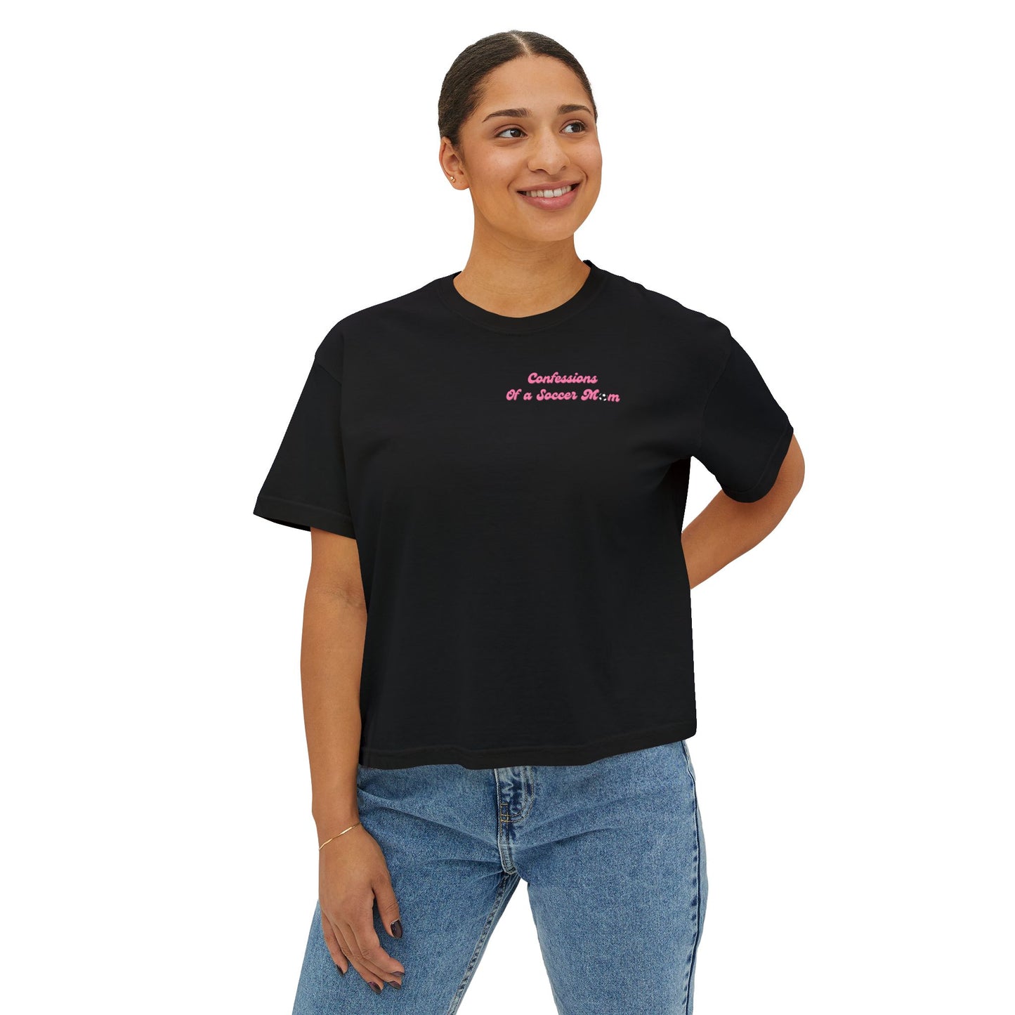 She Believed in Them First Cropped Tee | Comfort Colors Boxy Tee