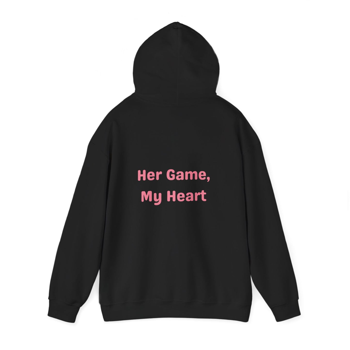 Her Game, My Heart Hoodie | Unisex Heavy Blend™ Hooded Sweatshirt