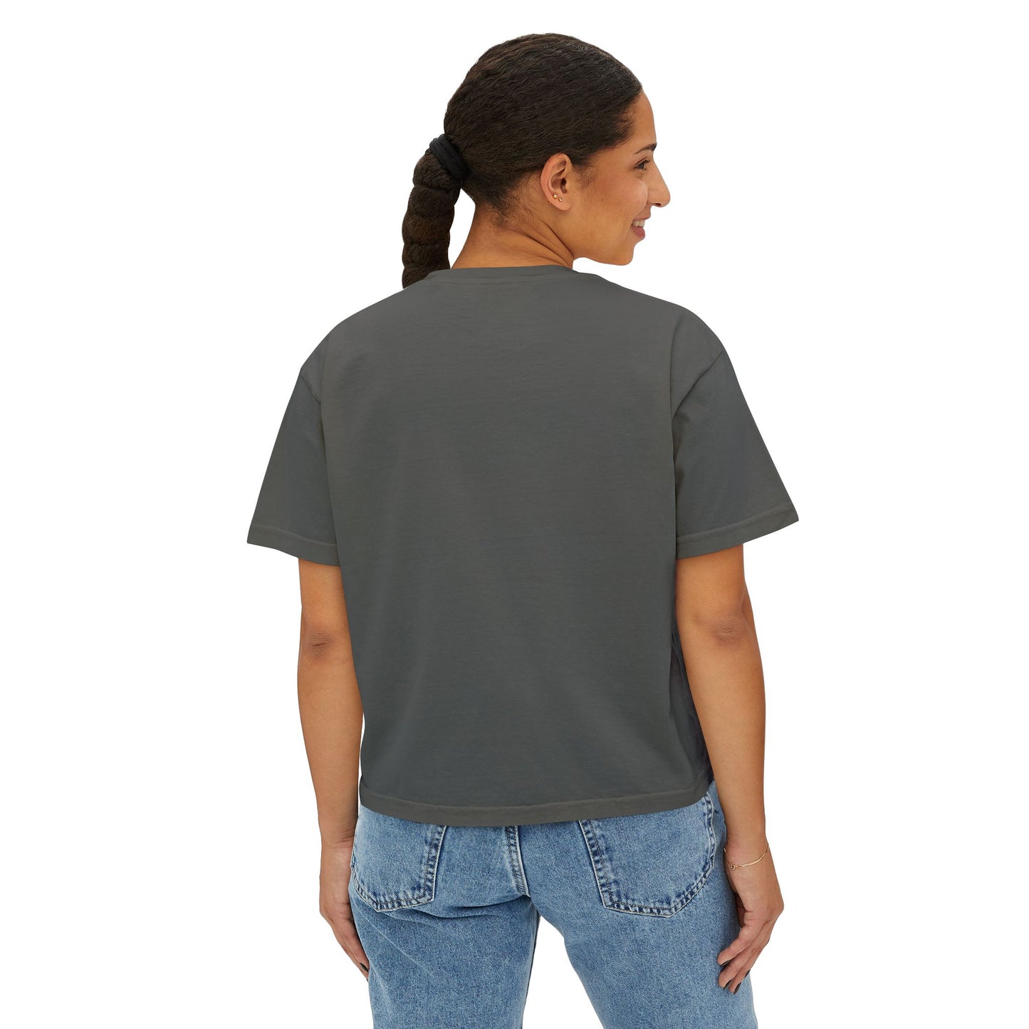 Carpool Queen Pink Design Cropped Tee | Comfort Colors Boxy Tee