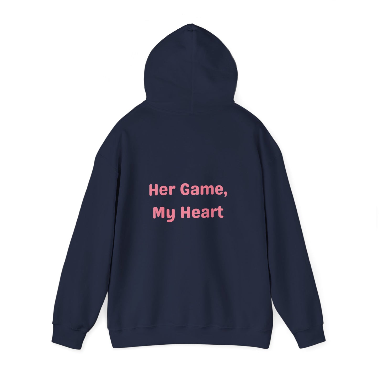 Her Game, My Heart Hoodie | Unisex Heavy Blend™ Hooded Sweatshirt