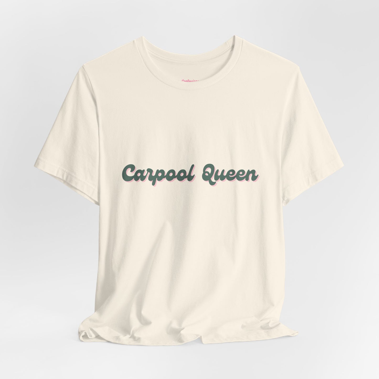 Carpool Queen Green Design | Unisex Jersey Short Sleeve Tee