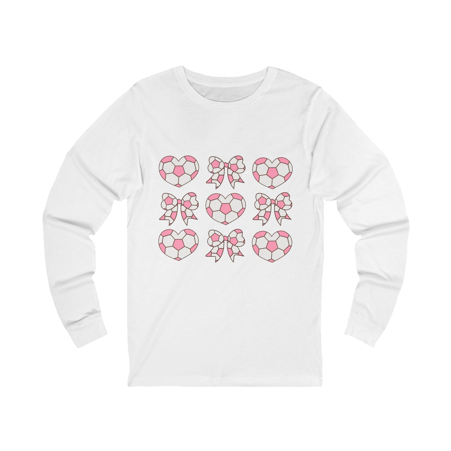 Her Game, My Heart Long Sleeve T Shirt | Unisex Jersey Long Sleeve Tee