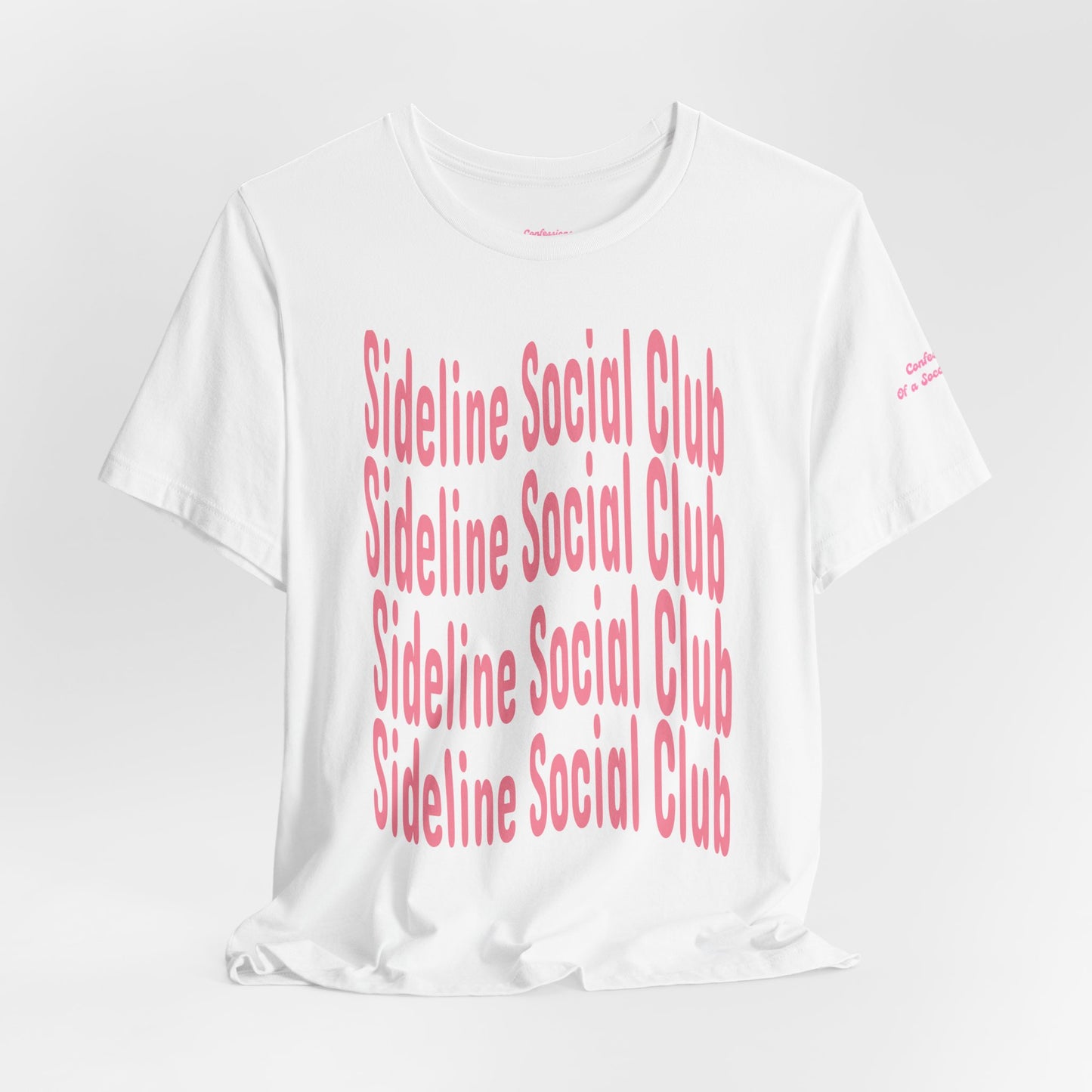 Sideline Social Club T Shirt | Unisex Jersey Short Sleeve Tee