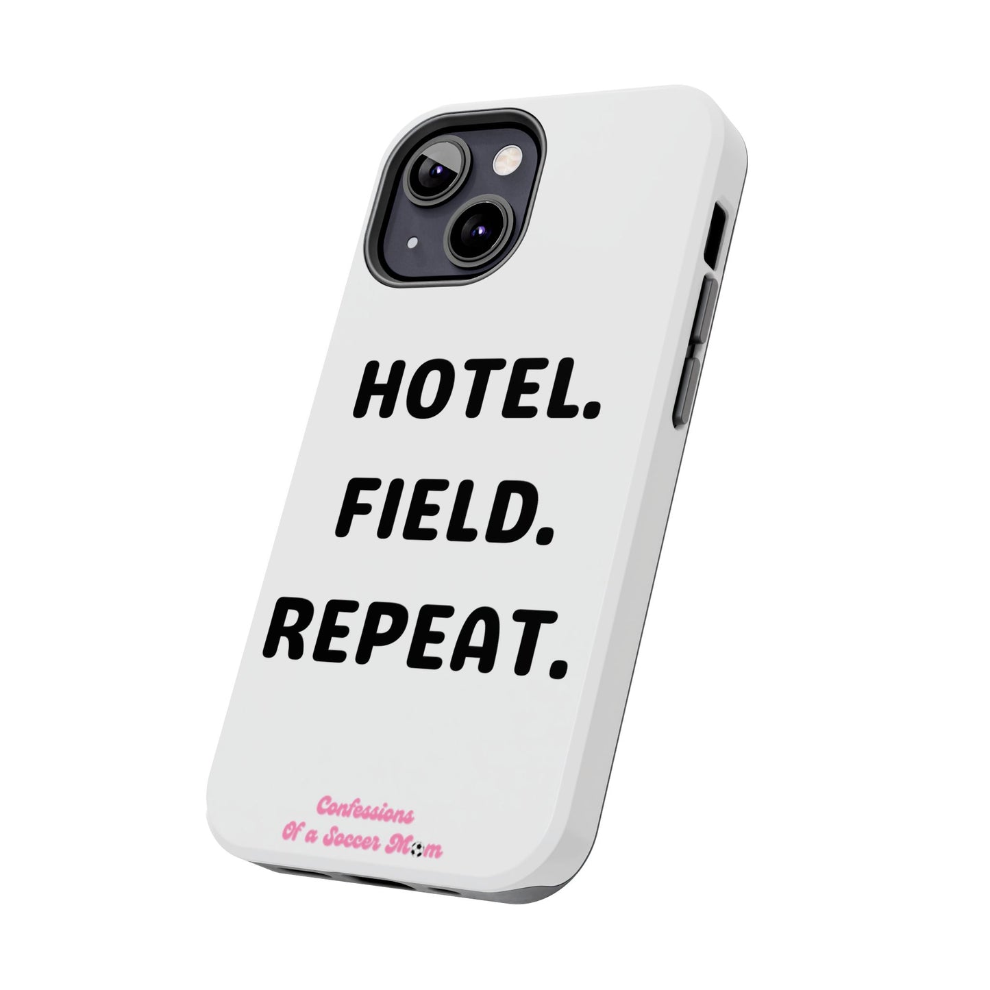 Hotel. Field. Repeat Phone Case