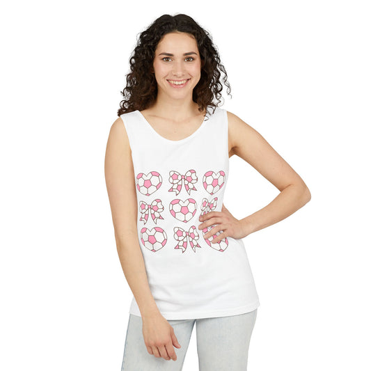 Her Game, My Heart Tank Top | Comfort Colors Tank Top