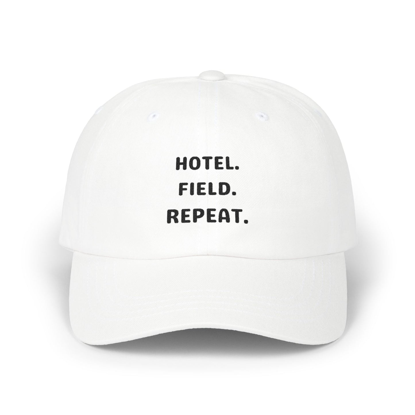 Hotel. Field. Repeat. Hat | Classic Cap