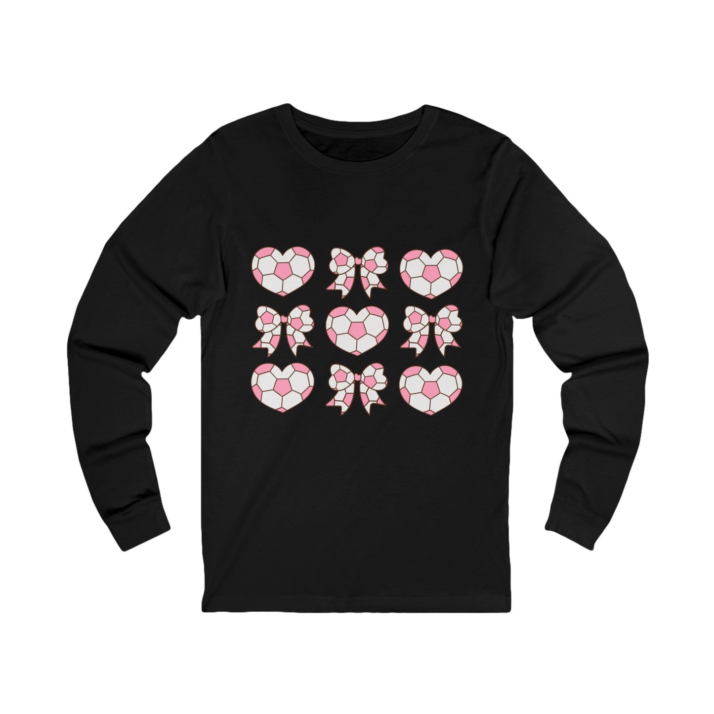 Her Game, My Heart Long Sleeve T Shirt | Unisex Jersey Long Sleeve Tee
