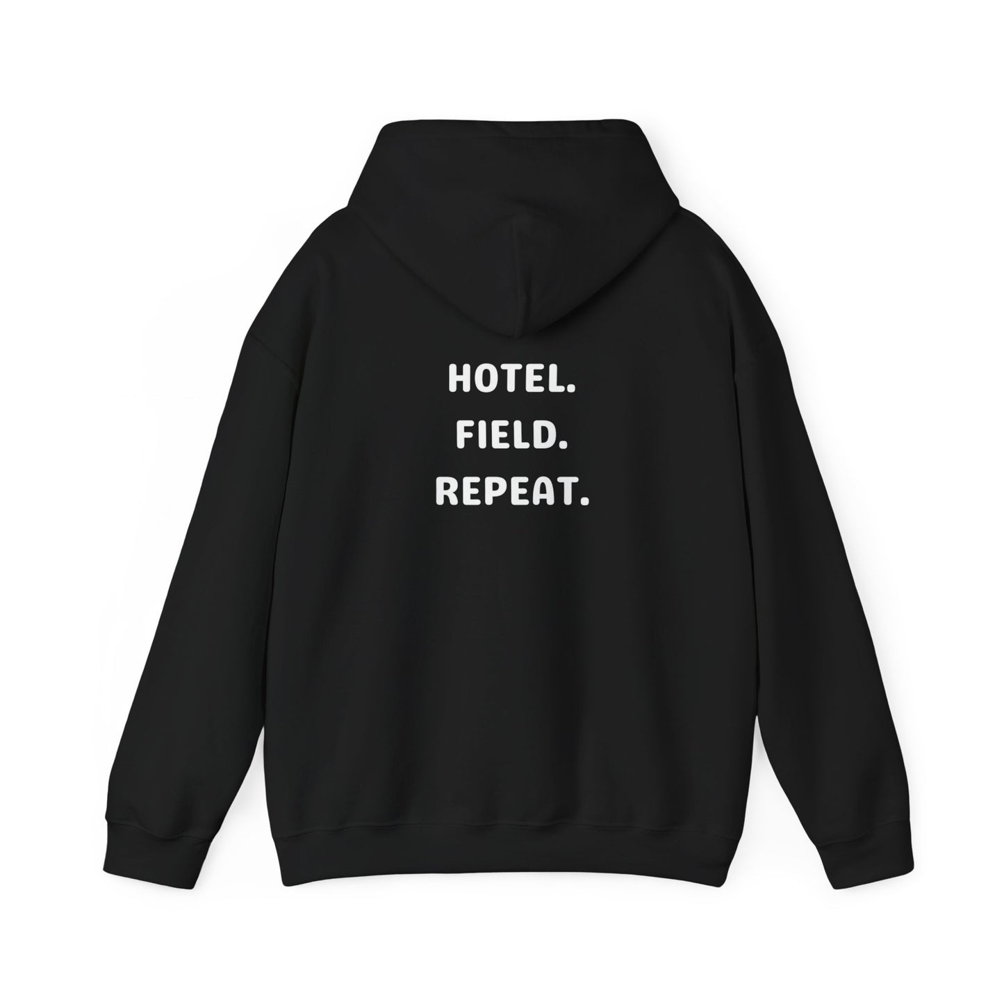 Hotel. Field. Repeat. Hoodie | Unisex Heavy Blend™ Hooded Sweatshirt