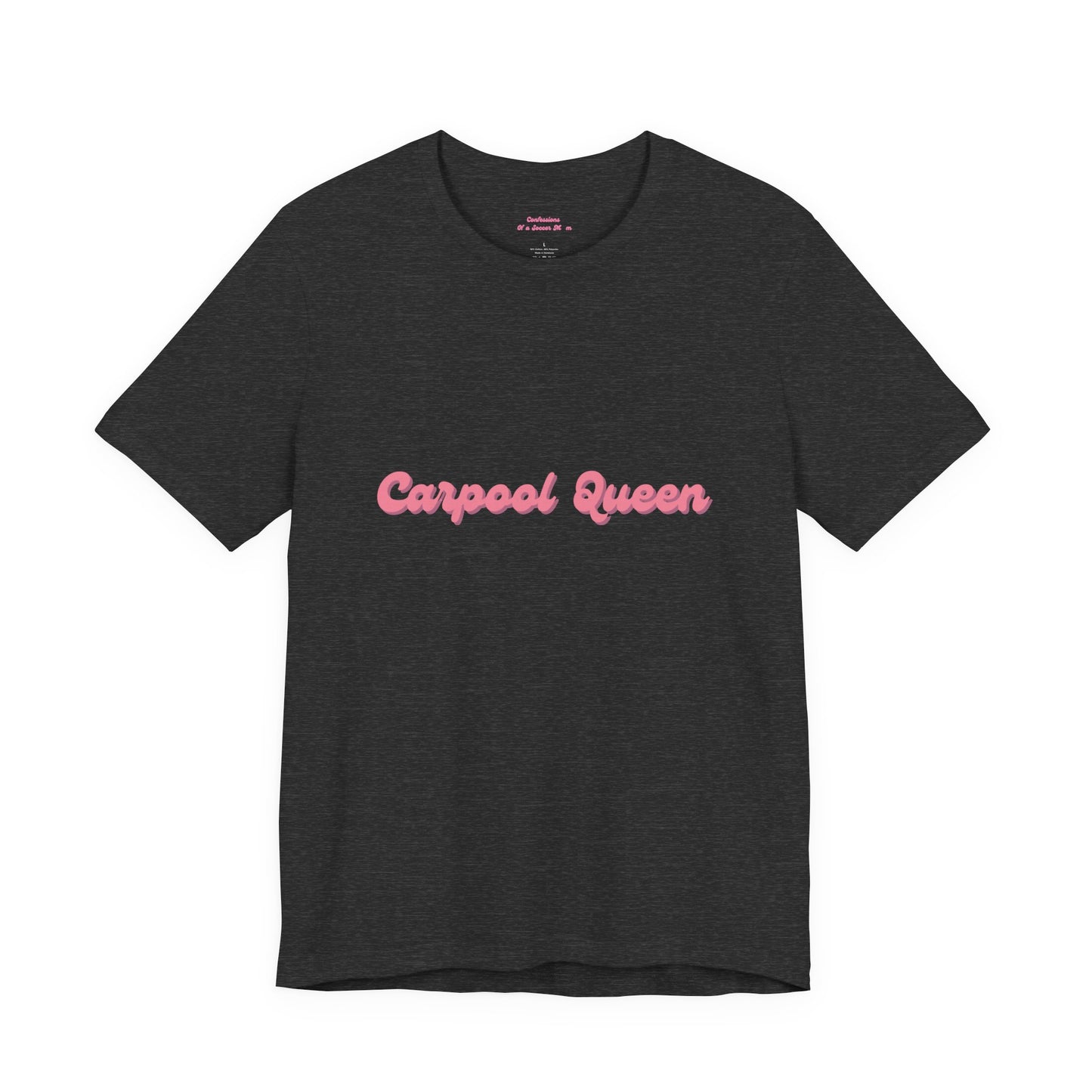 Carpool Queen Pink Design | Unisex Jersey Short Sleeve Tee