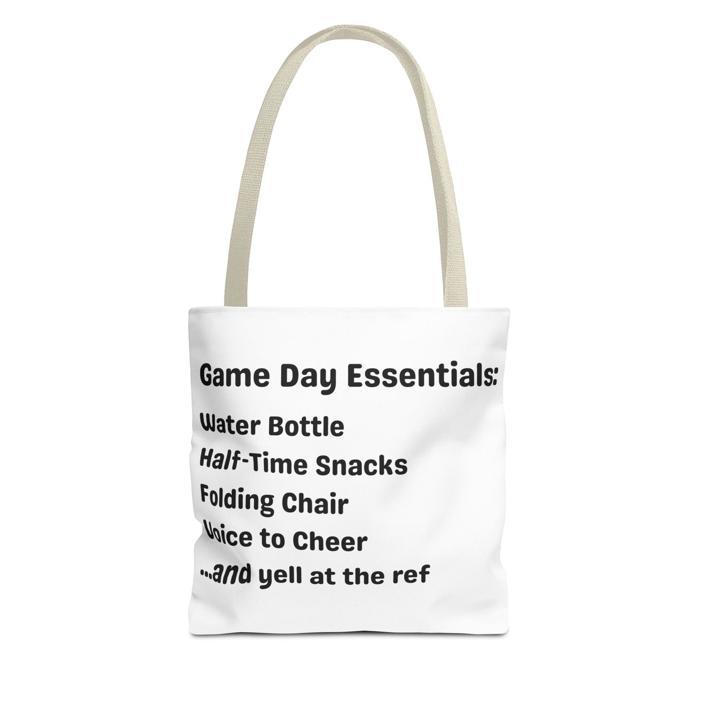 Game Day Essentials Tote Bag