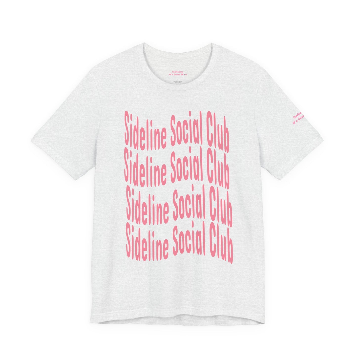 Sideline Social Club T Shirt | Unisex Jersey Short Sleeve Tee