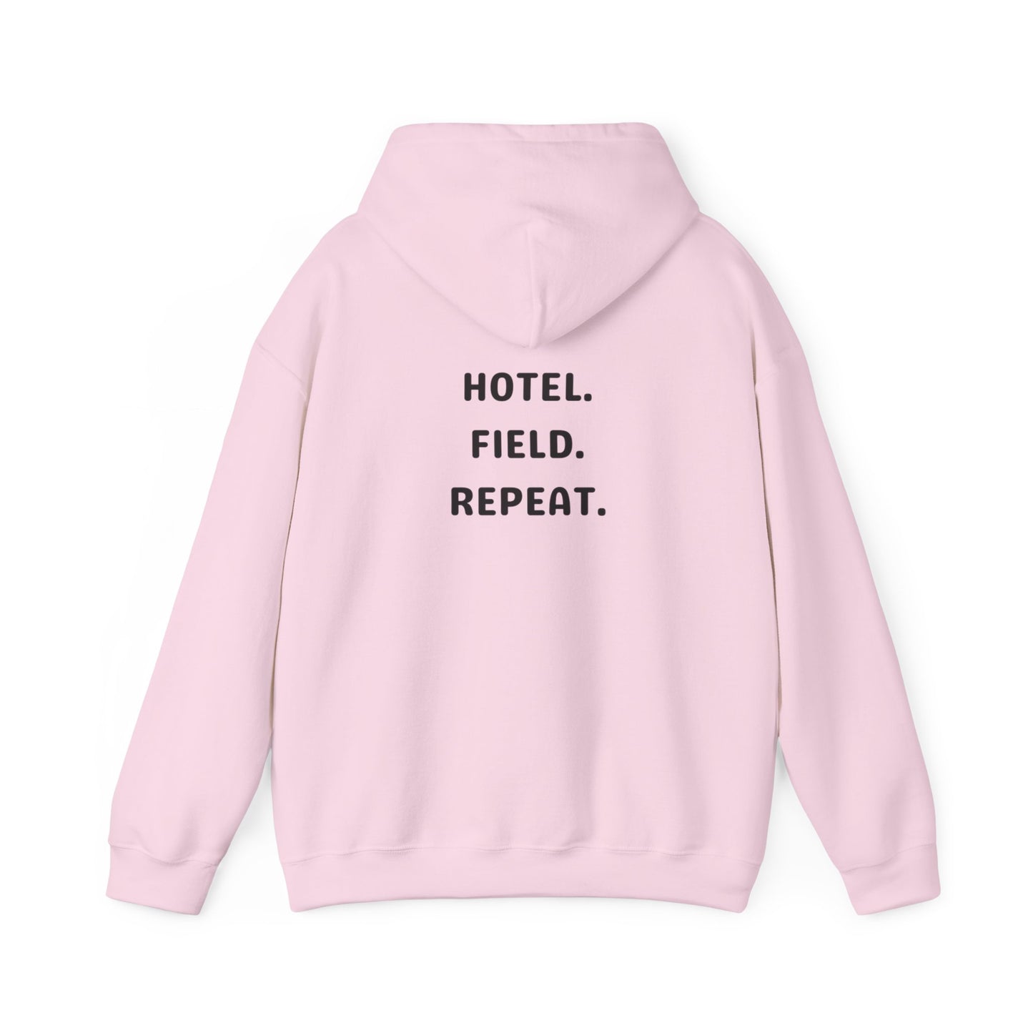 Hotel. Field. Repeat. Hoodie | Unisex Heavy Blend™ Hooded Sweatshirt