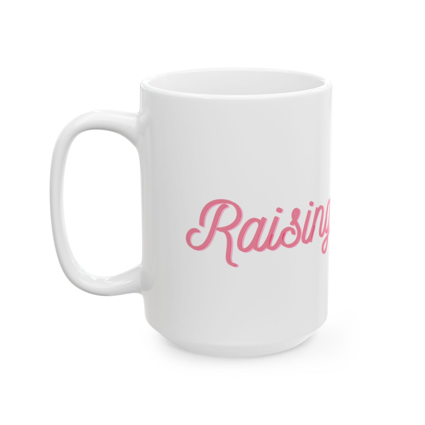 Raising Athletes Ceramic Mug | White