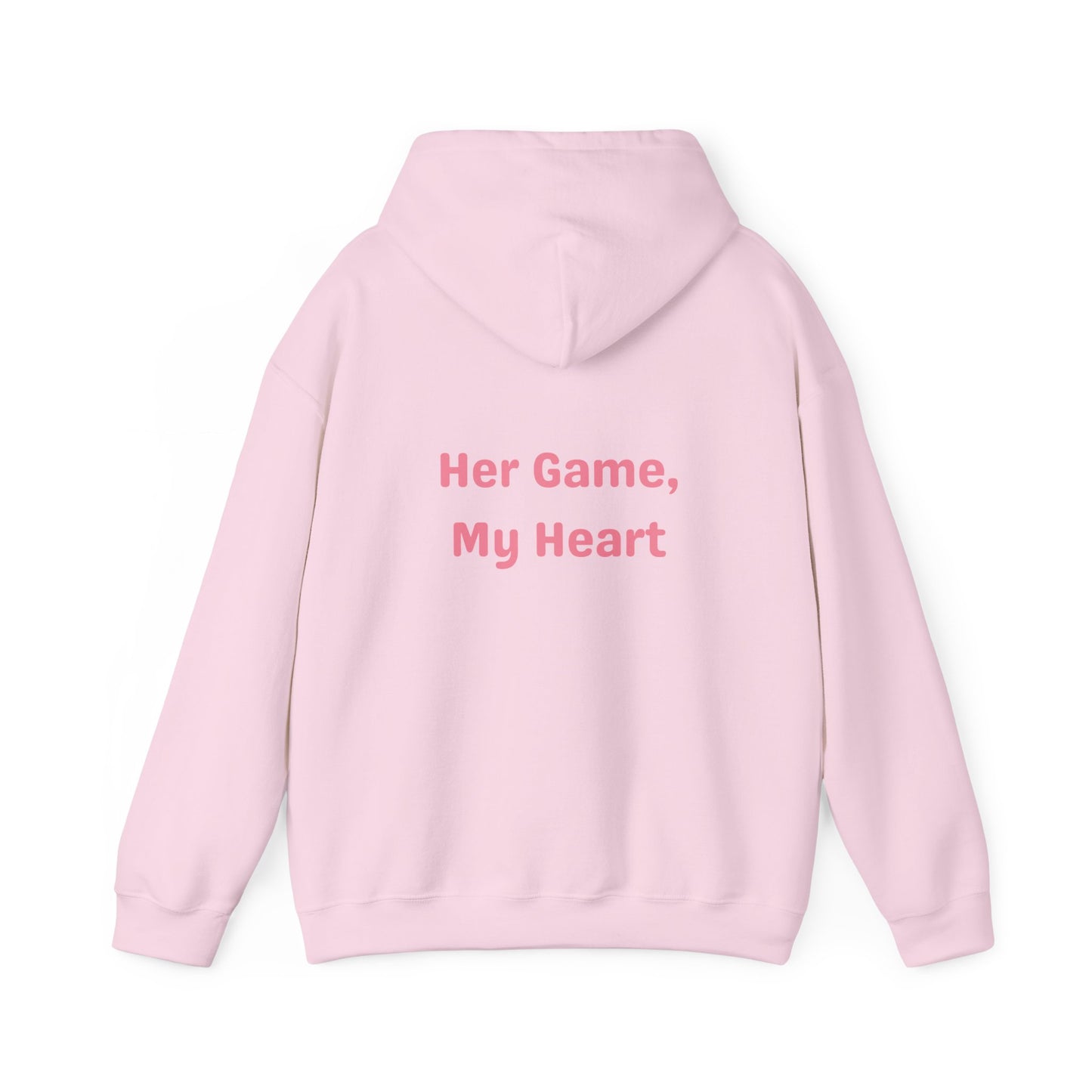 Her Game, My Heart Hoodie | Unisex Heavy Blend™ Hooded Sweatshirt