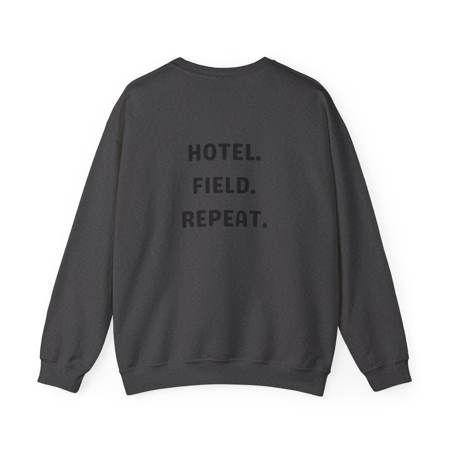 Hotel. Field. Repeat. Crewneck | Unisex Heavy Blend™ Crewneck Sweatshirt