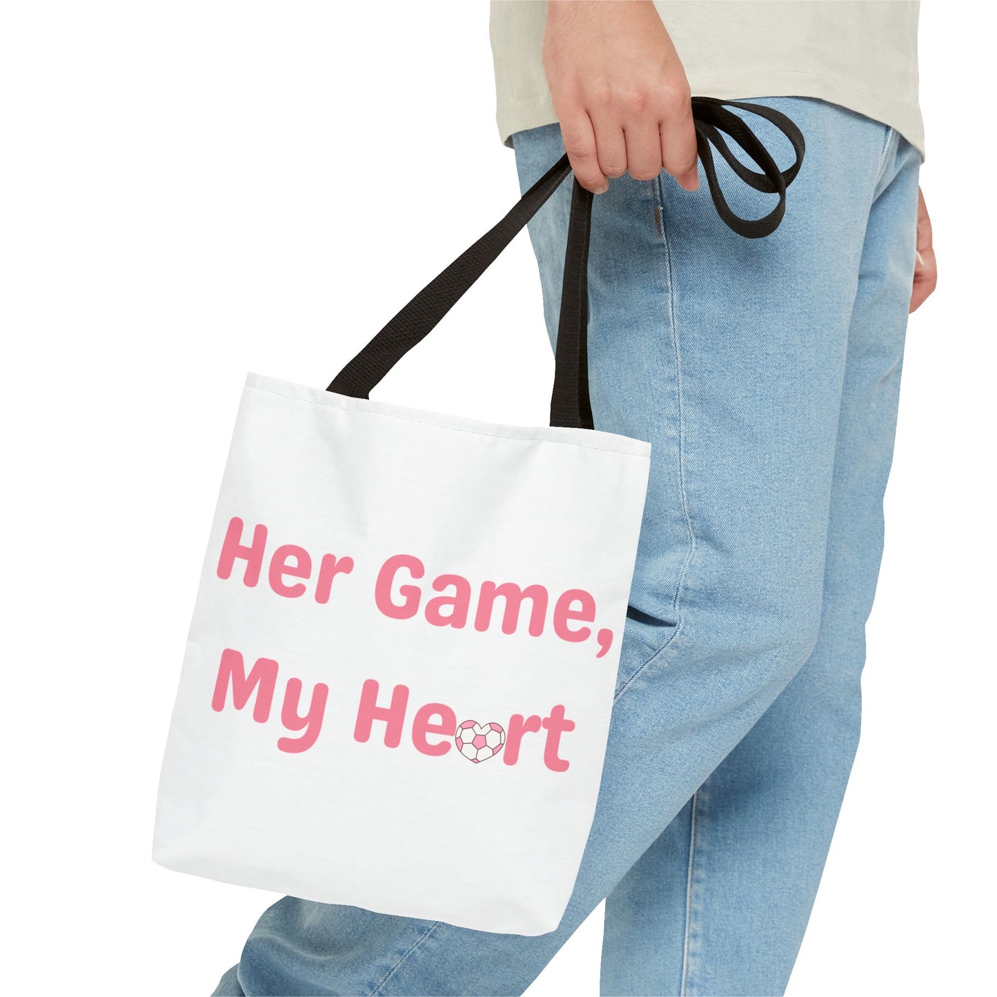 Her Game, My Heart Tote Bag